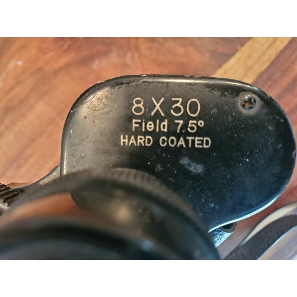 Vintage Encore Hard Coated Optics 8x30 Field 75 Degrees Made in Japan Binoculars - Picture 4 of 7